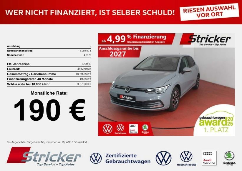 VW Golf 83.855 km 15.949 &euro; Horn-Bad Meinberg 32805