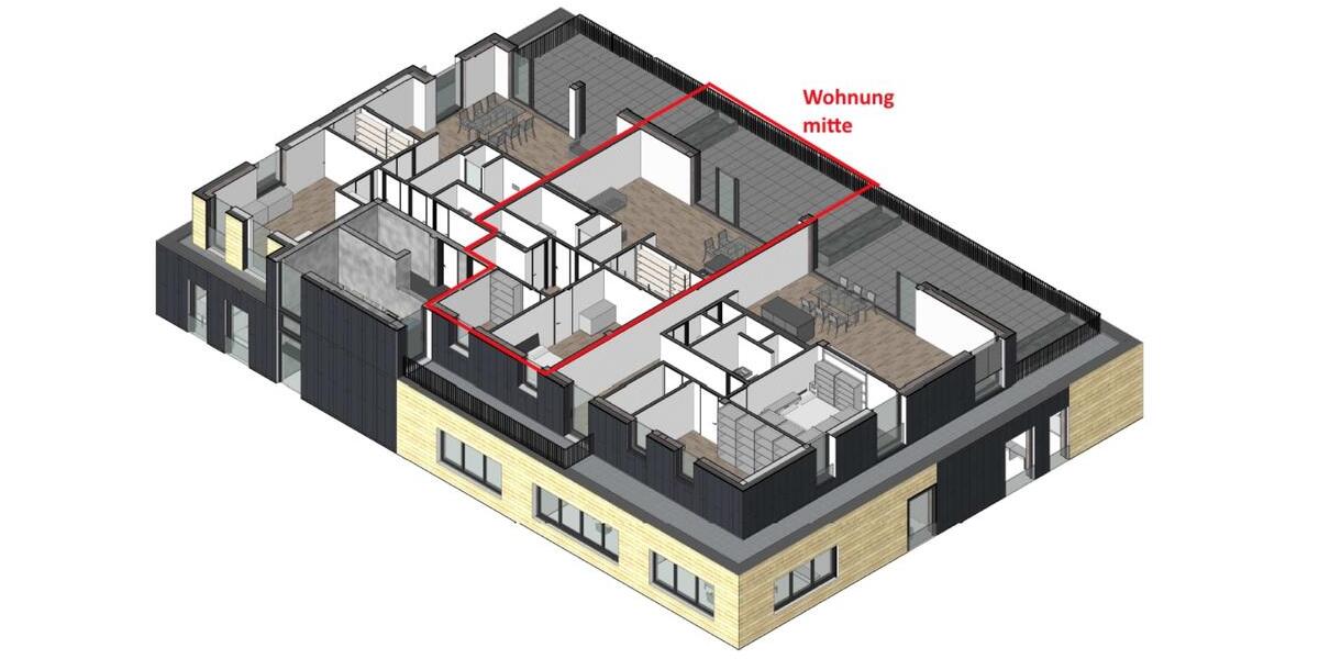 Dachgeschoßwohnung Salzkotten - 3 Zimmer, 105 m&sup2;, 1.195&euro; | Angebot:25253841