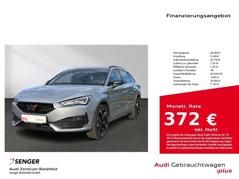 Cupra Leon 43.240 km 25.280 € Bielefeld 33609