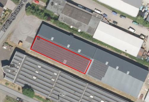 570 m² Warmhalle mit Büro-Sozialräumen und Stellplätzen zimmer