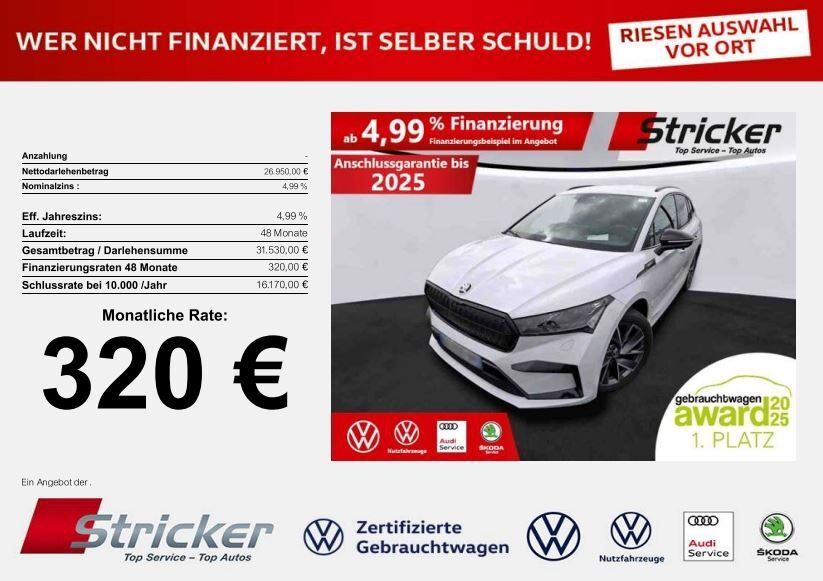 Skoda Enyaq 40.779 km 26.949 € Detmold 32760