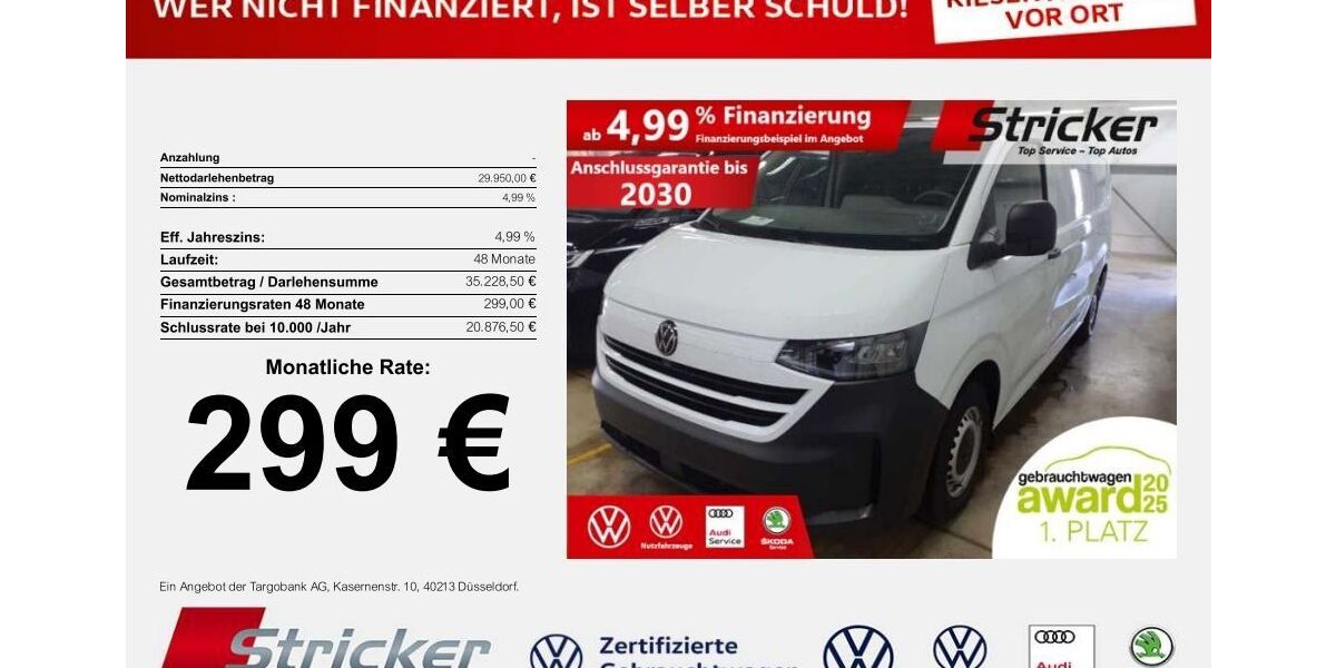 VW T7 Transporter 36.194 km 29.949 &euro; Detmold 32760