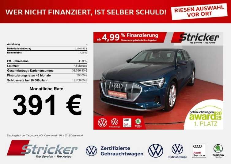 Audi e-tron 40.206 km 32.948 &euro; Horn-Bad Meinberg 32805