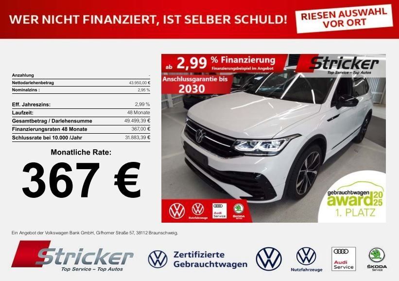VW Tiguan Allspace 9.399 km 43.889 € Detmold 32760