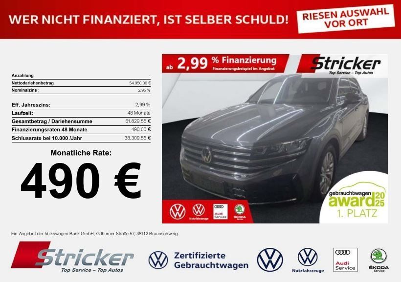 VW Touareg 30.977 km 54.889 € Detmold 32760