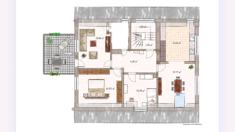 Etagenwohnung Paderborn Univiertel - 4 Zimmer, 110 m&sup2;, 1.400&euro; | Angebot:27596971