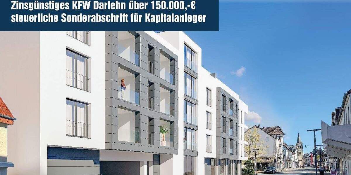 Etagenwohnung Bad Lippspringe - 2 Zimmer, 67 m&sup2;, 291.900&euro; | Angebot:25686922