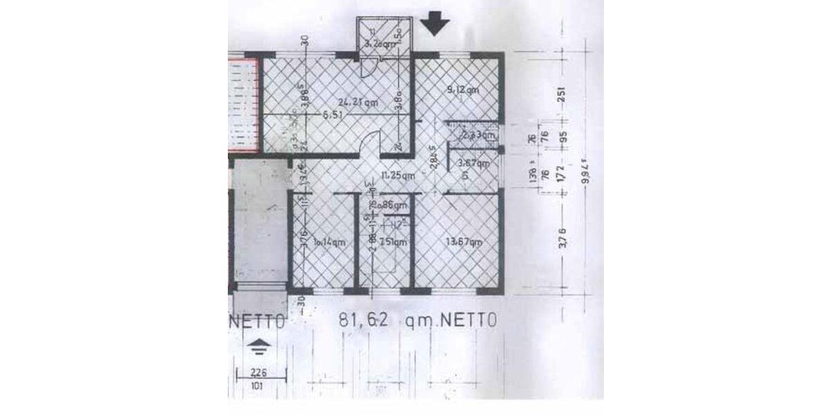 Etagenwohnung Detmold Hiddesen - 4 Zimmer, 82 m&sup2;, 95.000&euro; | Angebot:26431714