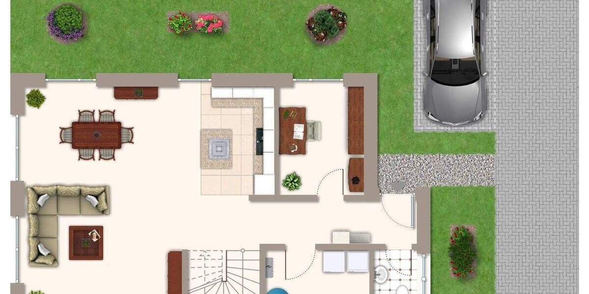 Doppelhaushälfte Borchen Nordborchen - 4 Zimmer, 109 m&sup2;, 399.000&euro; | Angebot:25779533