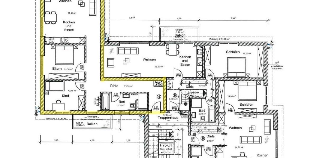 Etagenwohnung Paderborn Elsen - 3 Zimmer, 92 m&sup2;, 1.100&euro; | Angebot:27578837