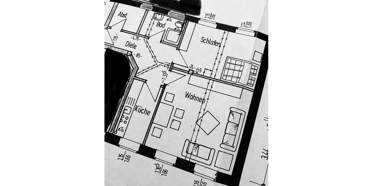Etagenwohnung Bad Lippspringe - 2 Zimmer, 56 m&sup2;, 415&euro; | Angebot:27600317