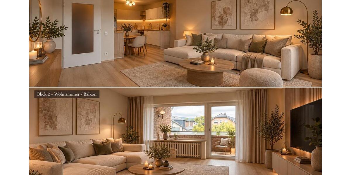 Nahe Paderborn - Exklusive 2 Zi.-Wohnung mit Südbalkon & Garten - 2- Willebadessen | Angebot:27531888