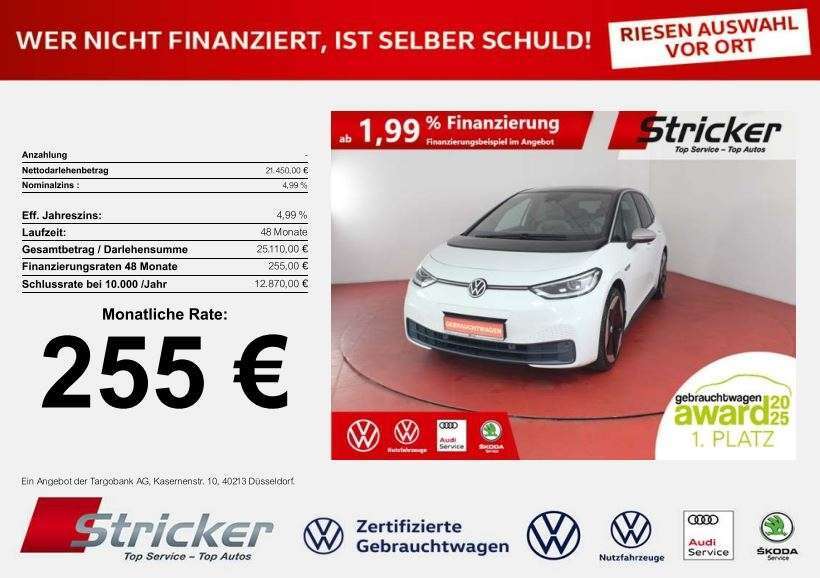 VW ID.3 16.240 km 21.449 € Detmold 32760