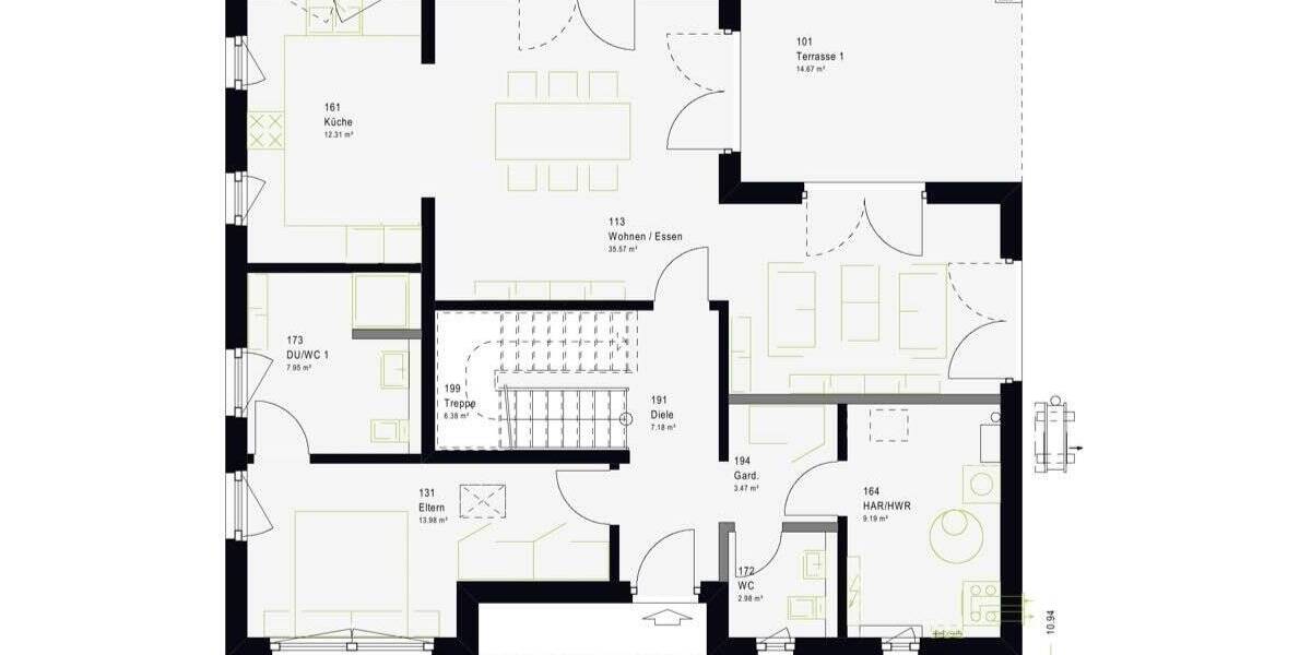 Einfamilienhaus Büren Steinhausen - 5 Zimmer, 170 m&sup2;, 445.000&euro; | Angebot:26684774