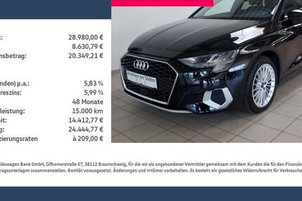 Audi A3 25.000 km 28.980 € Rietberg 33397