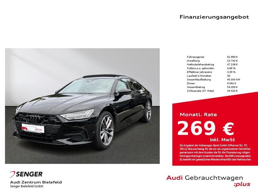 Audi A7 21.679 km 59.880 € Bielefeld 33609