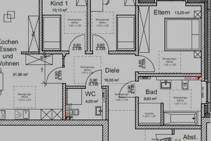 Wohnung Paderborn Elsen - 4 Zimmer, 99 m&sup2;, 1.250&euro; | Angebot:26397858