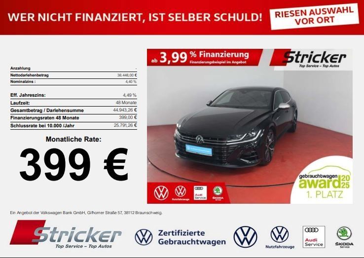 VW Arteon 20.146 km 37.949 € Detmold 32760