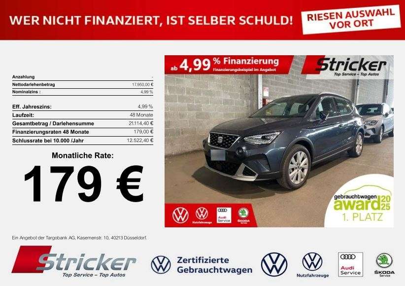 Seat Arona 17.087 km 17.939 € Horn-Bad Meinberg 32805