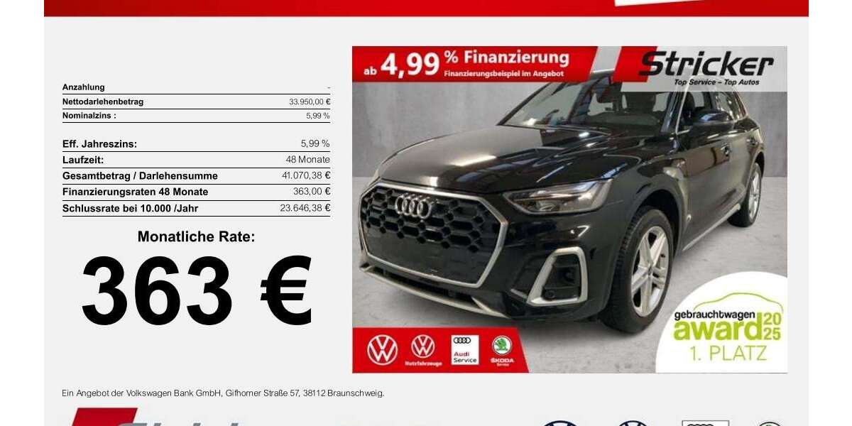Audi Q5 47.638 km 33.949 &euro; Detmold 32760