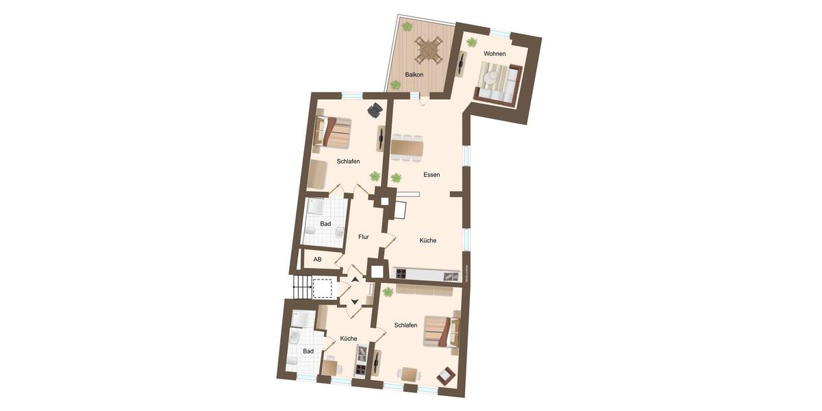 Etagenwohnung Detmold Hiddesen - 3 Zimmer, 139 m&sup2;, 1.897&euro; | Angebot:26145160