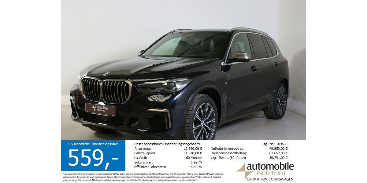 BMW X5 M50 47.300 km 61.710 &euro; Paderborn 33100