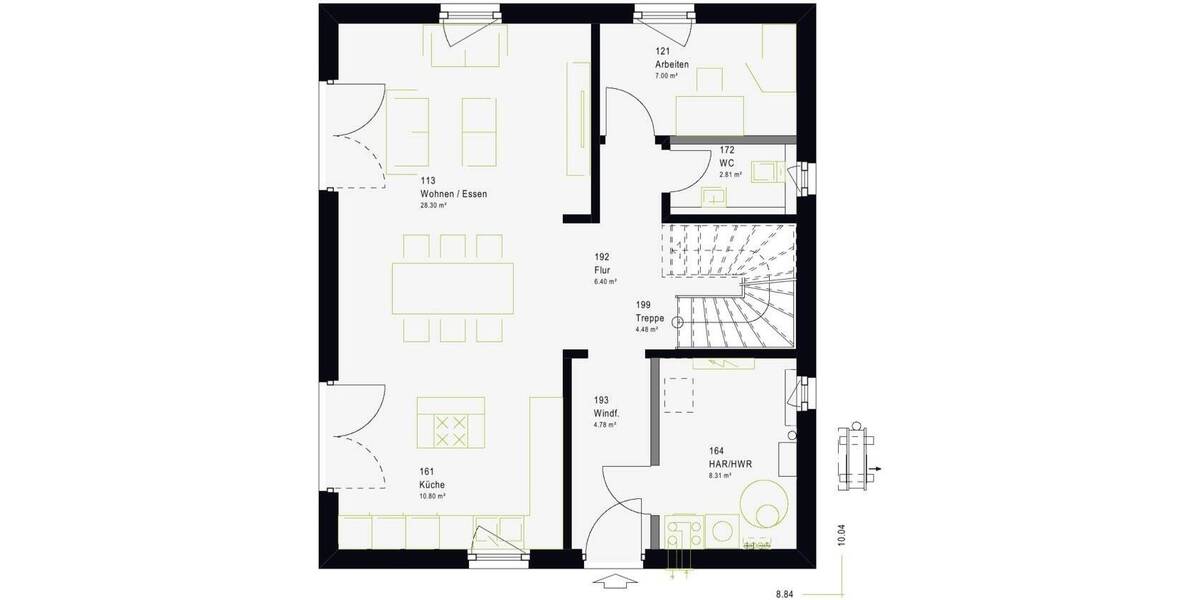Einfamilienhaus Lippstadt-Lipperode Lipperode - 4 Zimmer, 136 m&sup2;, 411.509&euro; | Angebot:26806409