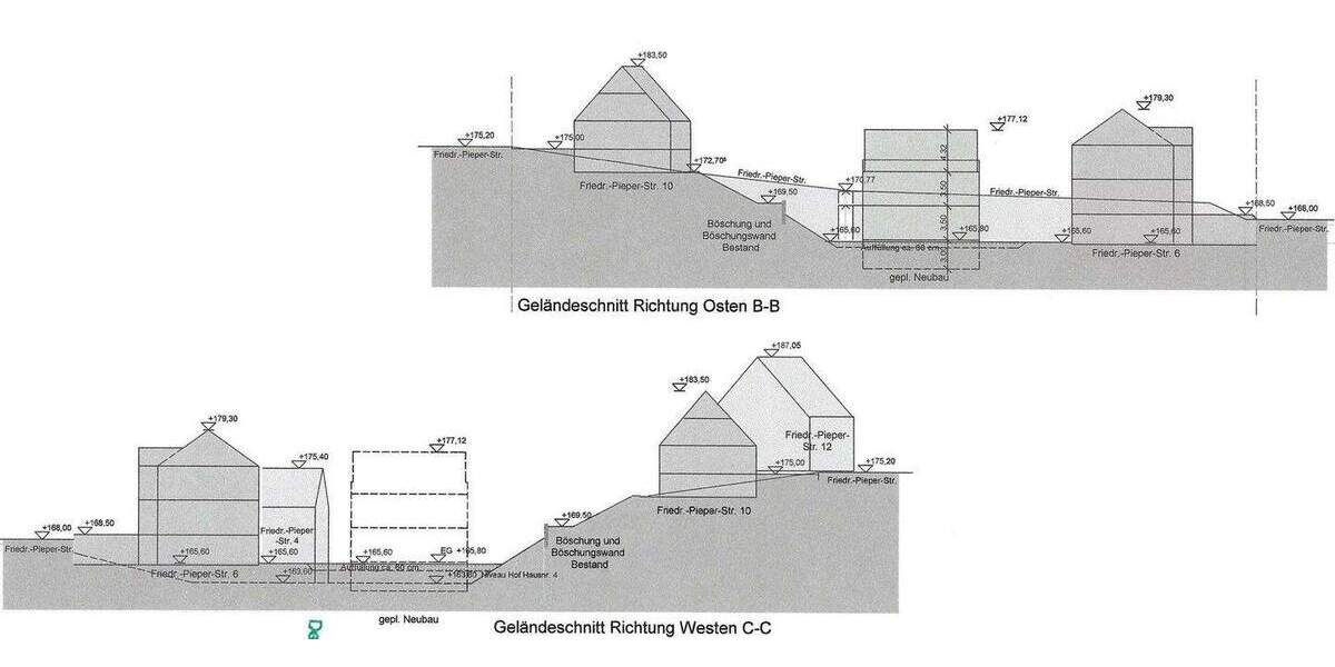 Baureifes Grundstück in Villenkolonie Friedrichshöhe in Detmold zimmer