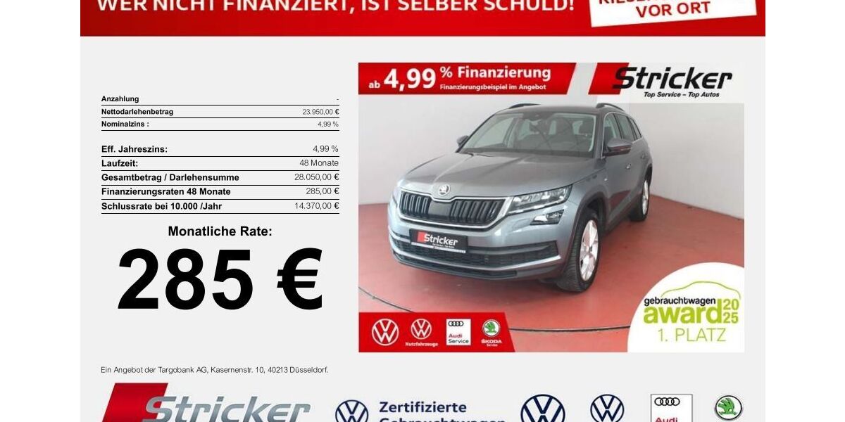 Skoda Kodiaq 73.854 km 23.949 &euro; Horn-Bad Meinberg 32805