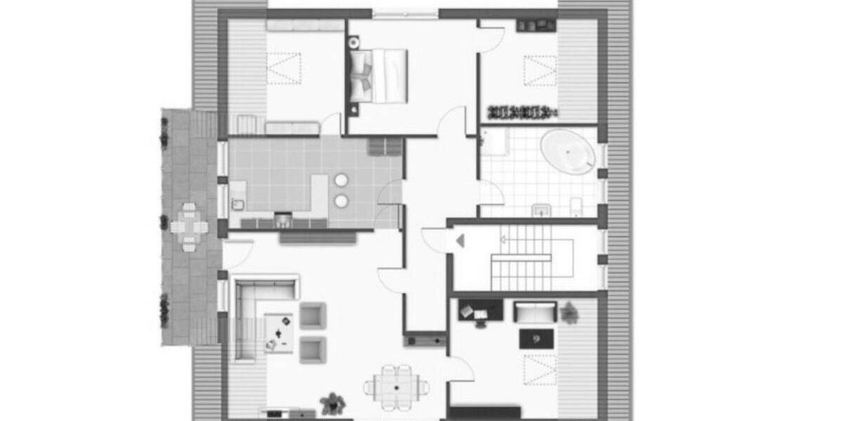 Dachgeschoßwohnung Altenbeken - 4 Zimmer, 118 m&sup2;, 980&euro; | Angebot:25656564