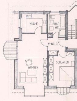 Etagenwohnung Horn-Bad Meinberg Bad Meinberg - 2 Zimmer, 74 m&sup2;, 480&euro; | Angebot:26334957