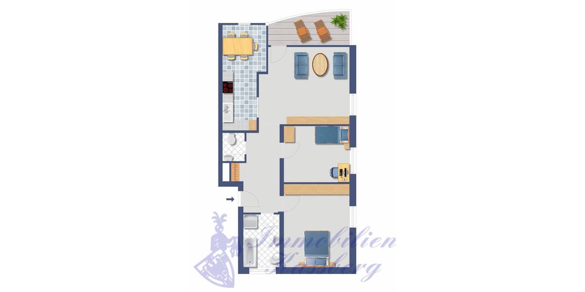 Etagenwohnung Detmold Heidenoldendorf - 3 Zimmer, 86 m&sup2;, 174.000&euro; | Angebot:22667355