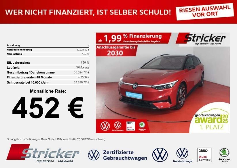 VW ID.7 30.364 km 48.949 € Horn-Bad Meinberg 32805