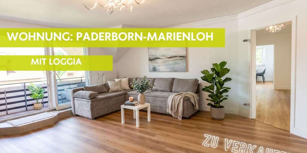 Etagenwohnung Paderborn Marienloh - 3 Zimmer, 114 m&sup2;, 369.000&euro; | Angebot:27631736