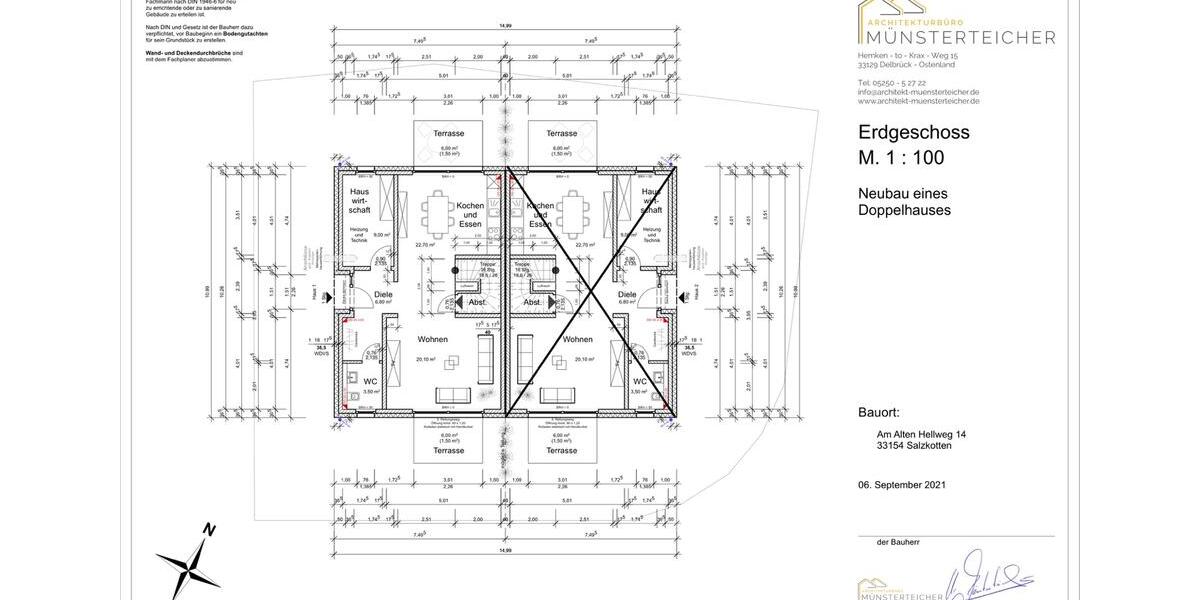 Doppelhaushälfte Salzkotten - 6 Zimmer, 138 m&sup2;, 459.000&euro; | Angebot:26116278