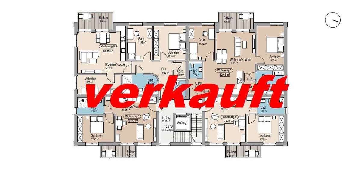 Wohnung zum Kaufen in Paderborn 464.900 € 93.2 m² 4 zimmer