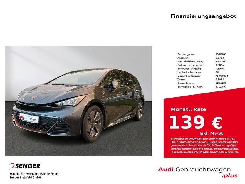 Cupra Born 25.716 km 25.880 € Bielefeld 33609