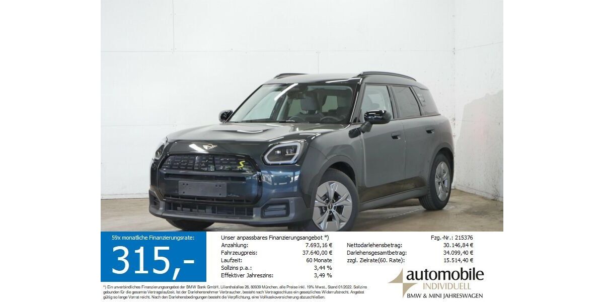 Mini Countryman SE (Cooper) 12.800 km 37.640 &euro; Paderborn 33100