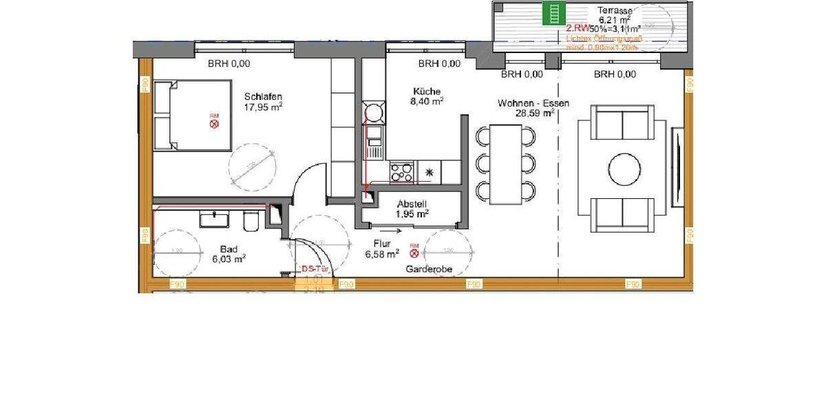 Etagenwohnung Paderborn Neuenbeken - 2 Zimmer, 73 m&sup2;, 790&euro; | Angebot:26380605