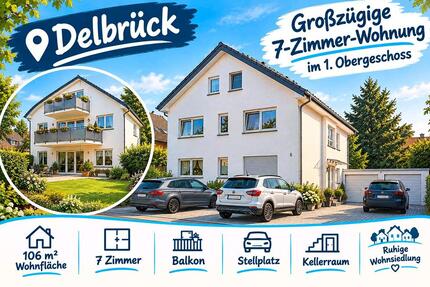 Wohnung Delbrück - 7 Zimmer, 106 m&sup2;, 980&euro; | Angebot:27629220