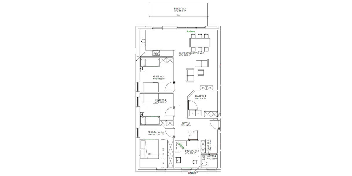 Etagenwohnung Schloß Holte-Stukenbrock Schloß Holte - 4 Zimmer, 116 m&sup2;, 419.000&euro; | Angebot:26359041