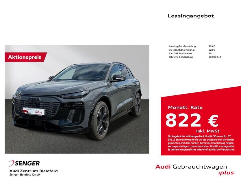 Audi Q6 e-tron 4.853 km 71.980 € Bielefeld 33609