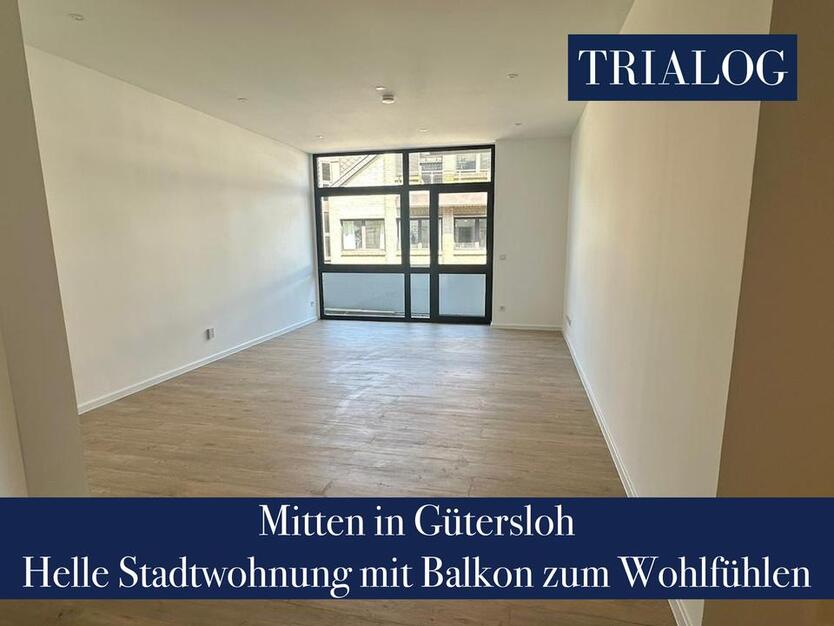 Mitten in Gütersloh – Helle StadtWohnung mit Balkon zum Wohlfühlen