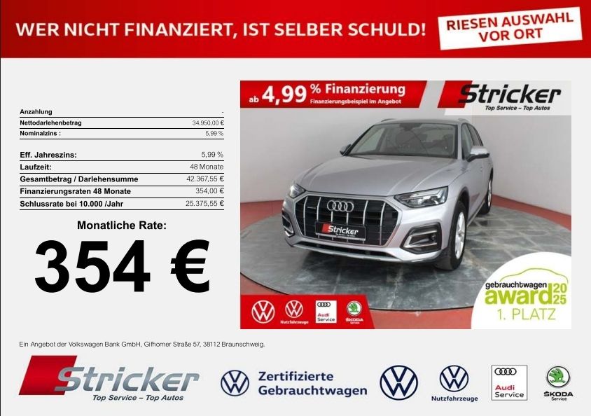 Audi Q5 42.201 km 34.449 &euro; Detmold 32760