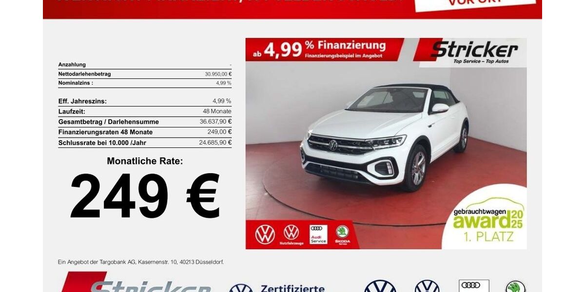 VW T-Roc 6.895 km 30.949 &euro; Horn-Bad Meinberg 32805