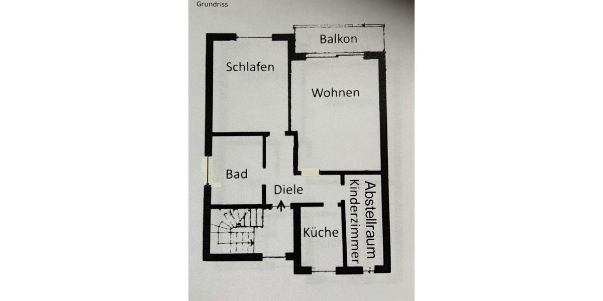 Etagenwohnung Bad Driburg - 2.5 Zimmer, 65 m&sup2;, 470&euro; | Angebot:27605556