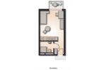 Etagenwohnung Paderborn - 1 Zimmer, 25 m&sup2;, 455&euro; | Angebot:27603643