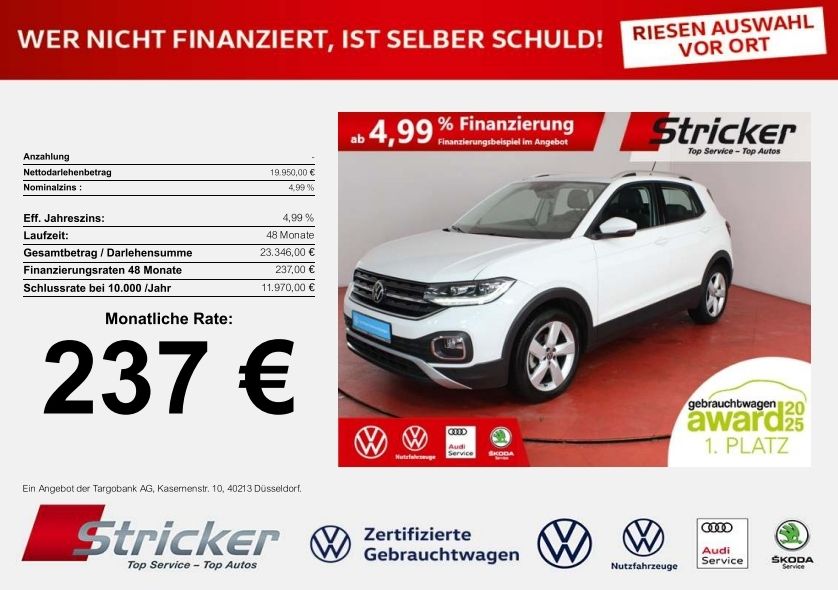 VW T-Cross 32.468 km 19.949 &euro; Detmold 32760