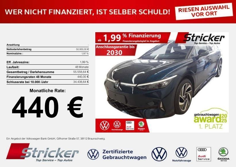 VW ID.7 28.474 km 50.949 € Detmold 32760