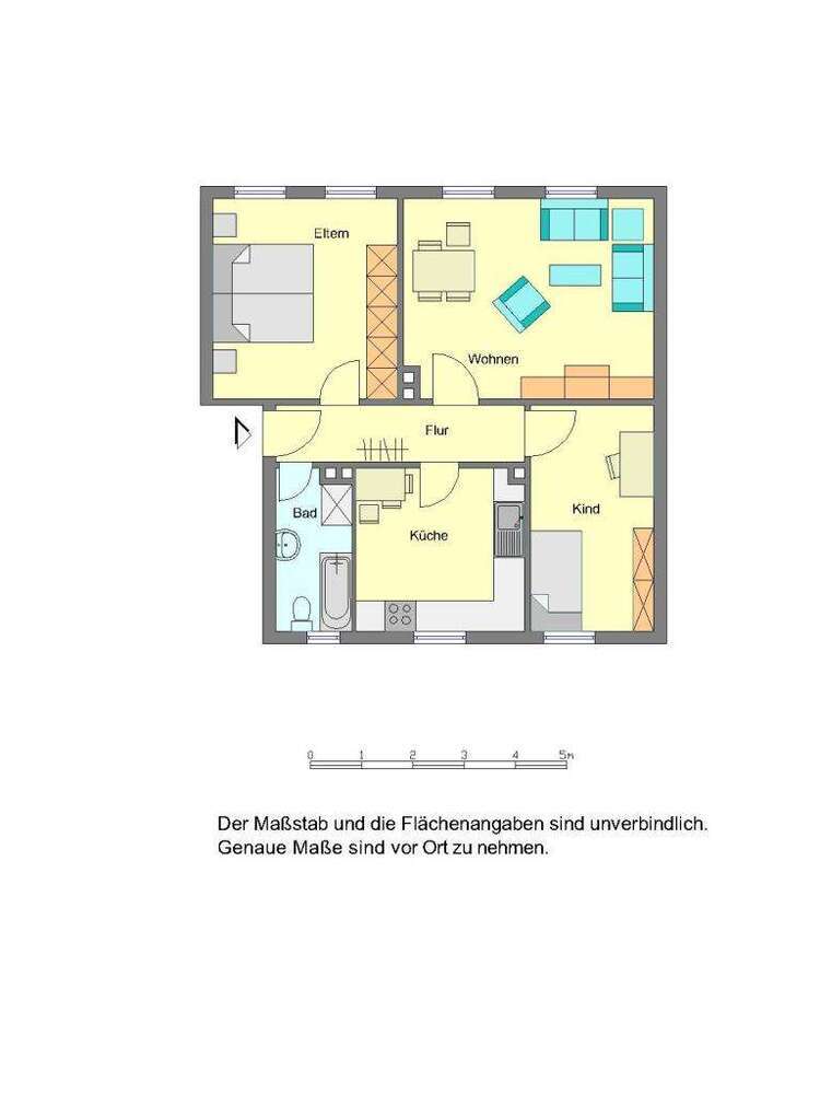 Wohnung zum Mieten in Detmold 469 € 62.01 m²
